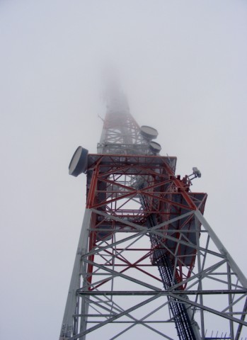 Sendemast auf dem Hardberg, 130 m hoch