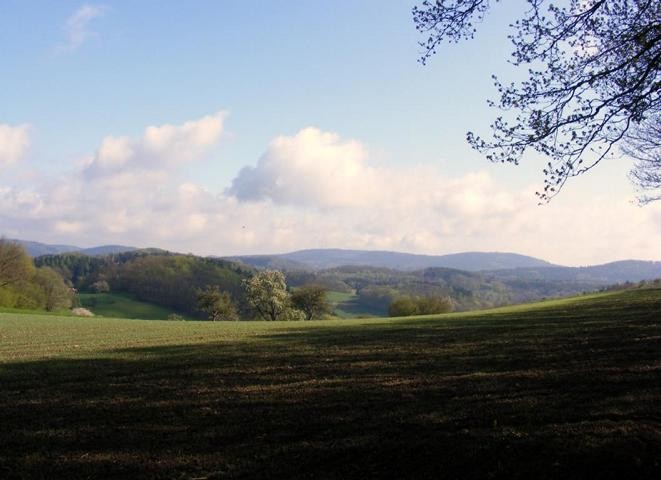 Wandern über die Hochfläche