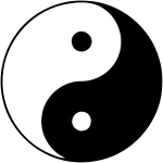 Yin Yang symbool, acupunctuur praktijk Jianli in Amsterdam