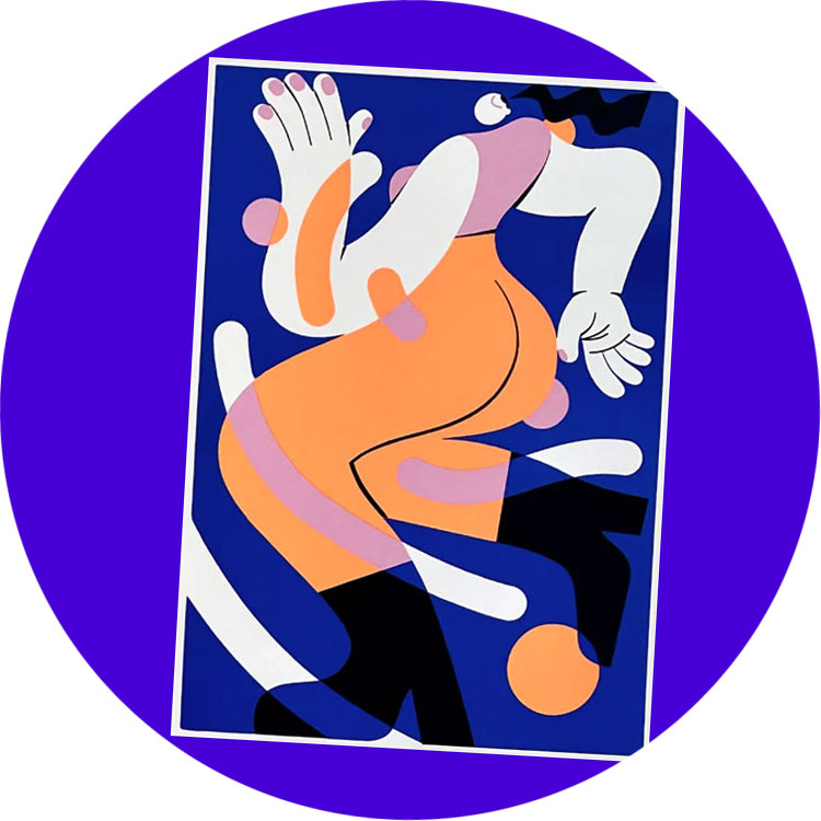 Siebdruck Dance