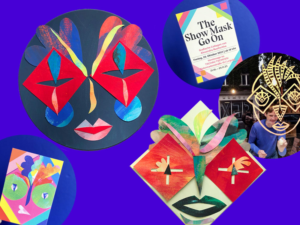 Ausstellung *The Show Mask Go On* mit Alexandra Rusitschka 2023