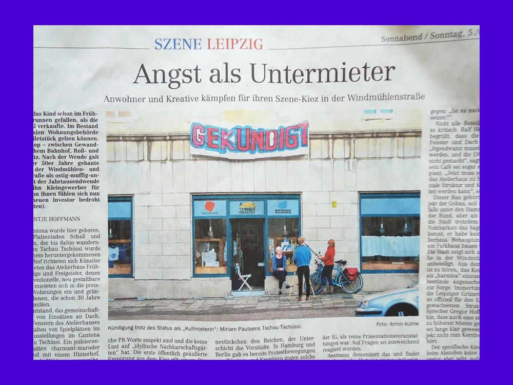 Kündigung Windmühlenstraße 2011