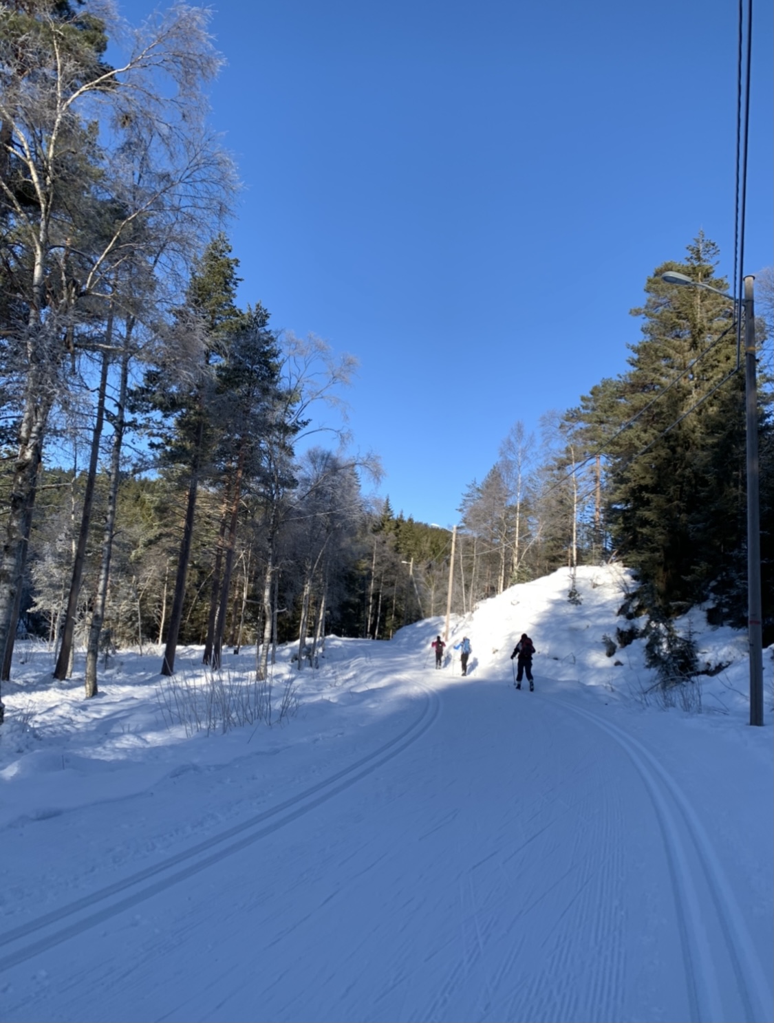 Ordentlich Betrieb auf den Skitracks