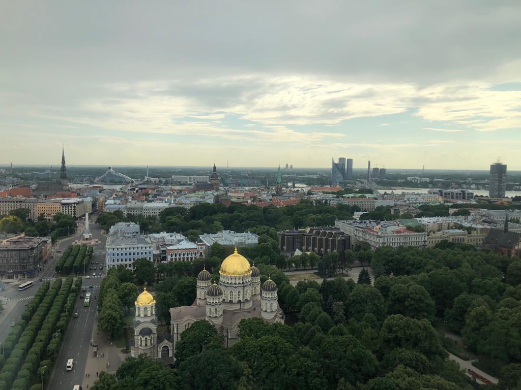 Aussicht auf Riga