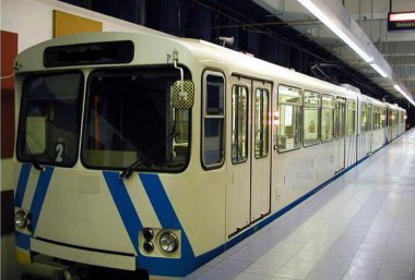 LRT Train at Station
