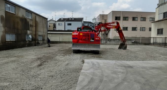 倉庫新築工事ー解体編