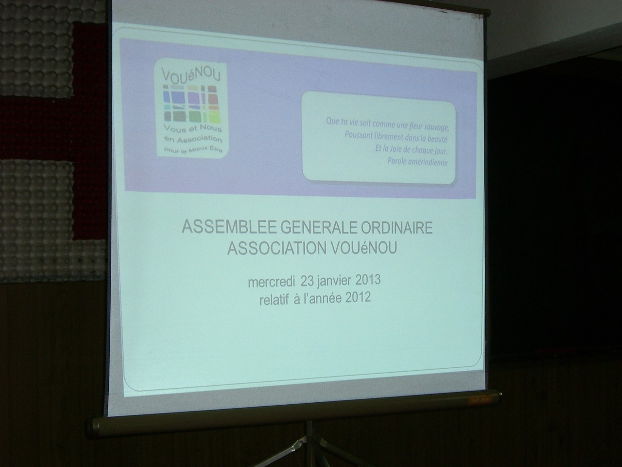 ASSEMBLEE GENERALE ORDINAIRE DU 23 JANVIER 2013