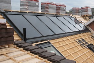 Sonnenkollektoren von Solar hoch 2