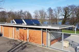 Solarthermieanlage für Strandbad Beinwil von Solar hoch 2 in Bergdietikon