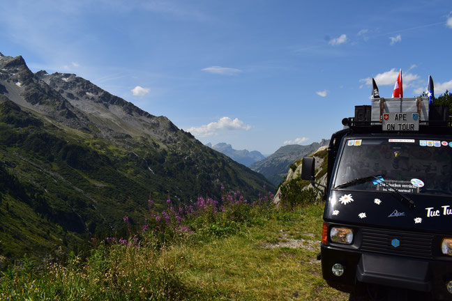 Die Drüradbrüedere sind unterwegs am Sustenpass