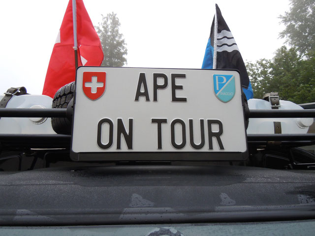 Ape on tour in Swiss