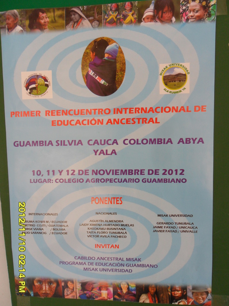 Reencuentro Educación Ancestral en Guampia (2012)