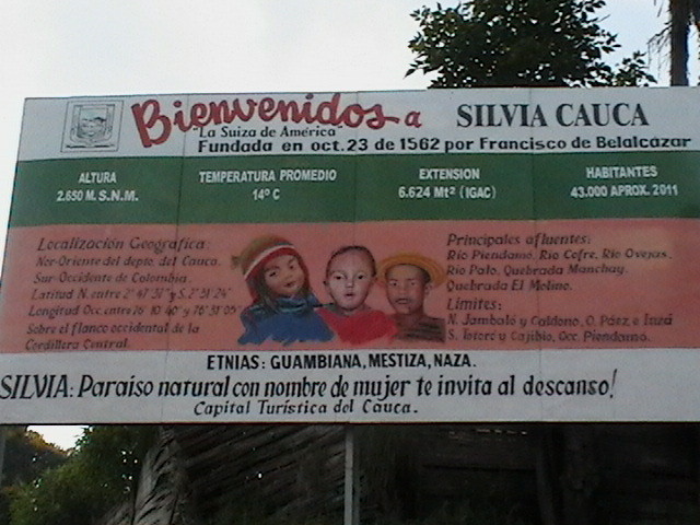 Bienvenidos a Silvia, Cauca