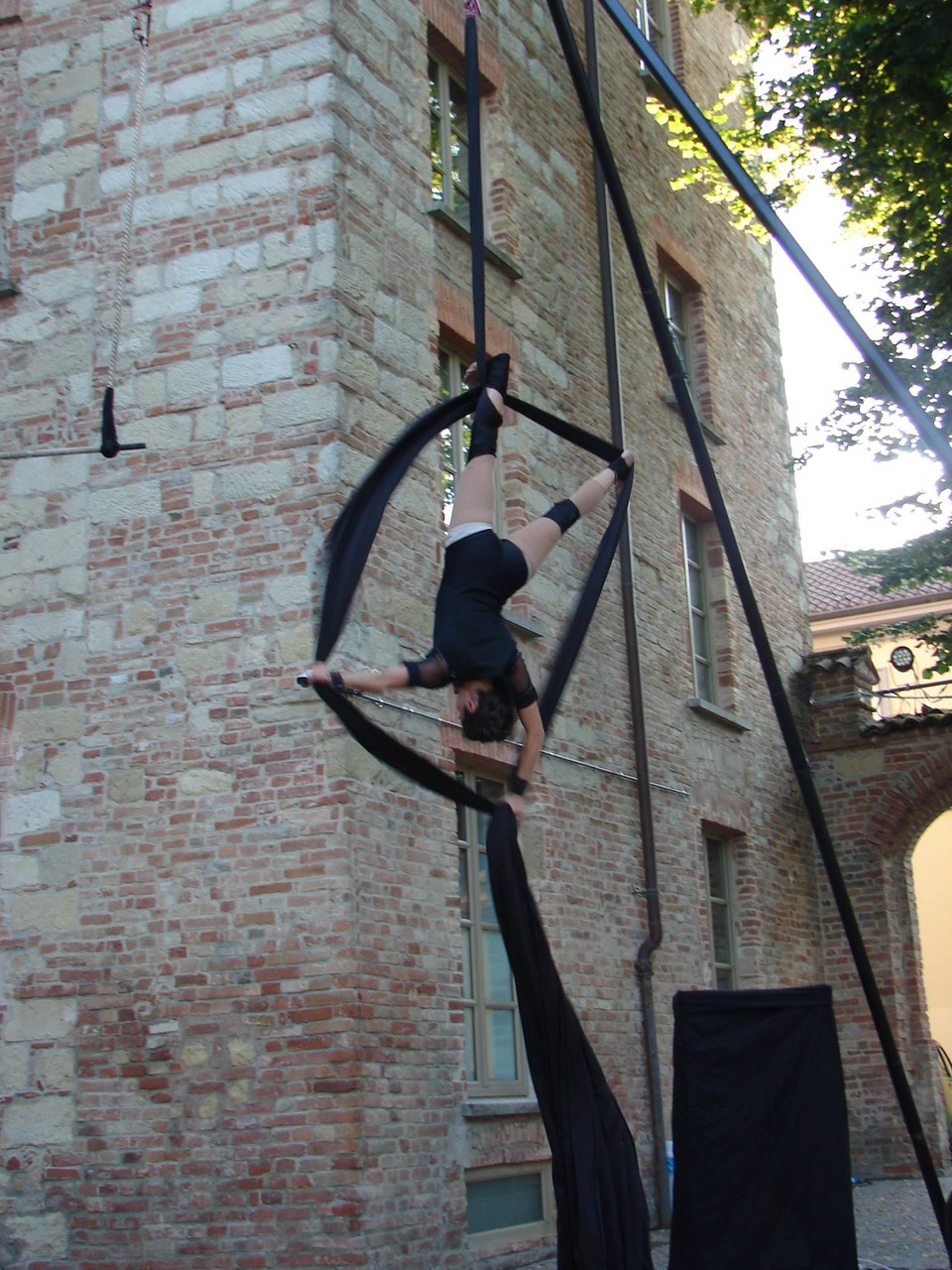 Acrobati durante il Vignalemonferrato Festival