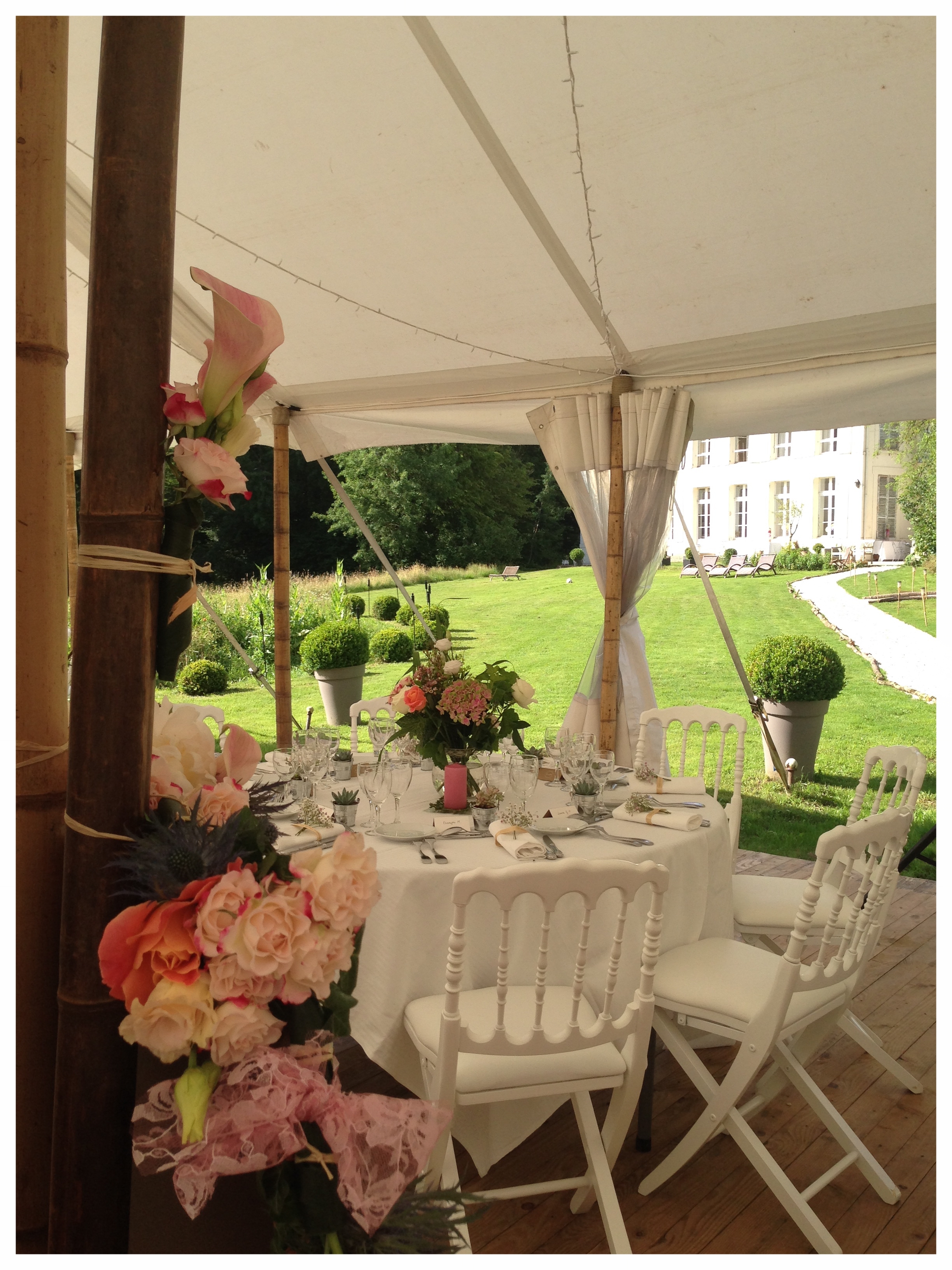 mariage au château proche de paris autour de paris île de france location château mariage région parisienne salle pour mariage chpiteau bambou tente bambou mariage