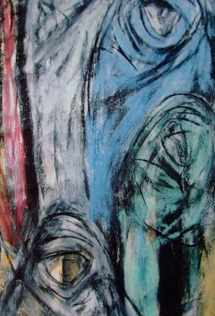 Les Sept Dormants (détail) Pastels - 1998