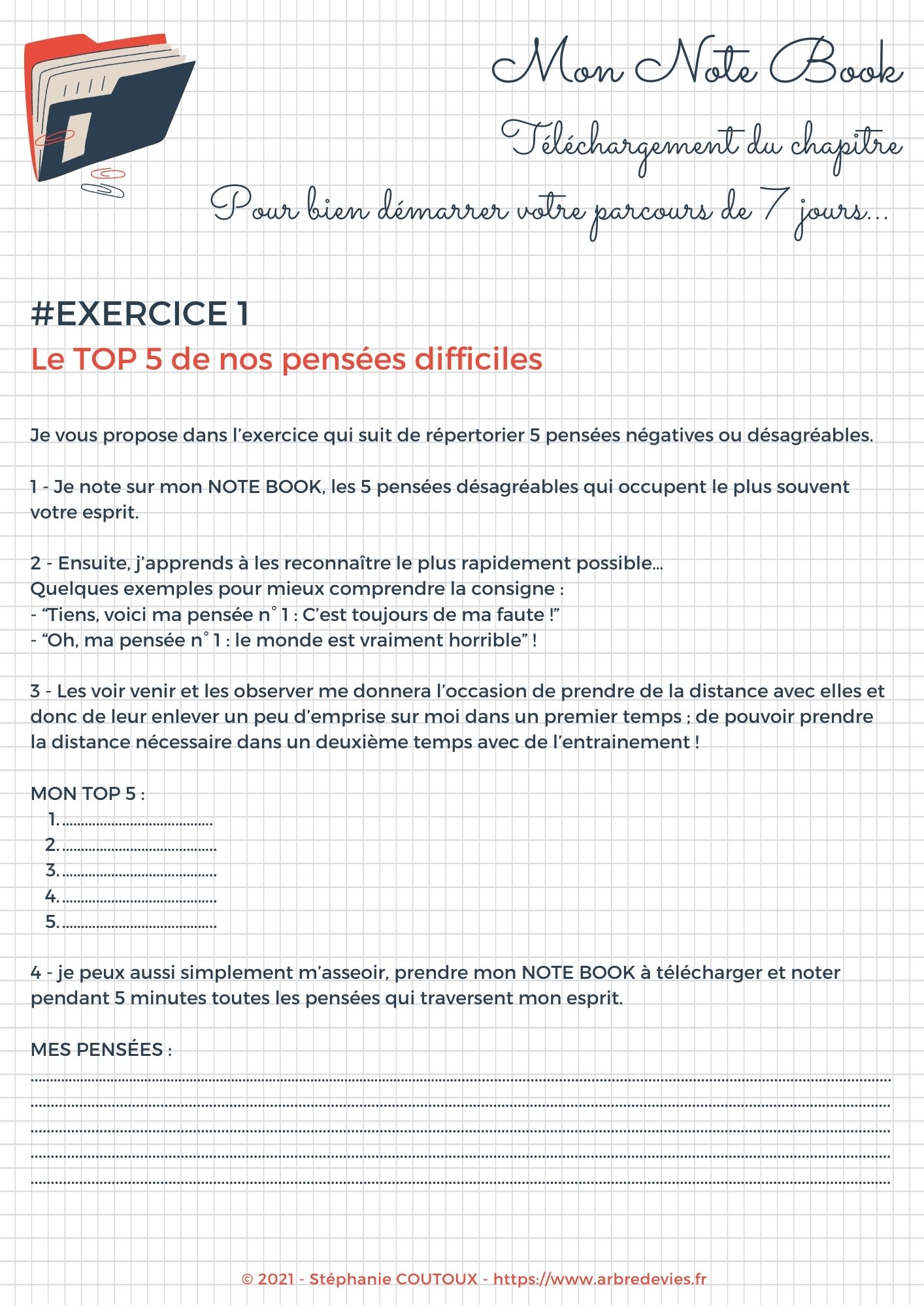 #NOTEBOOK (1 notebook par journée)