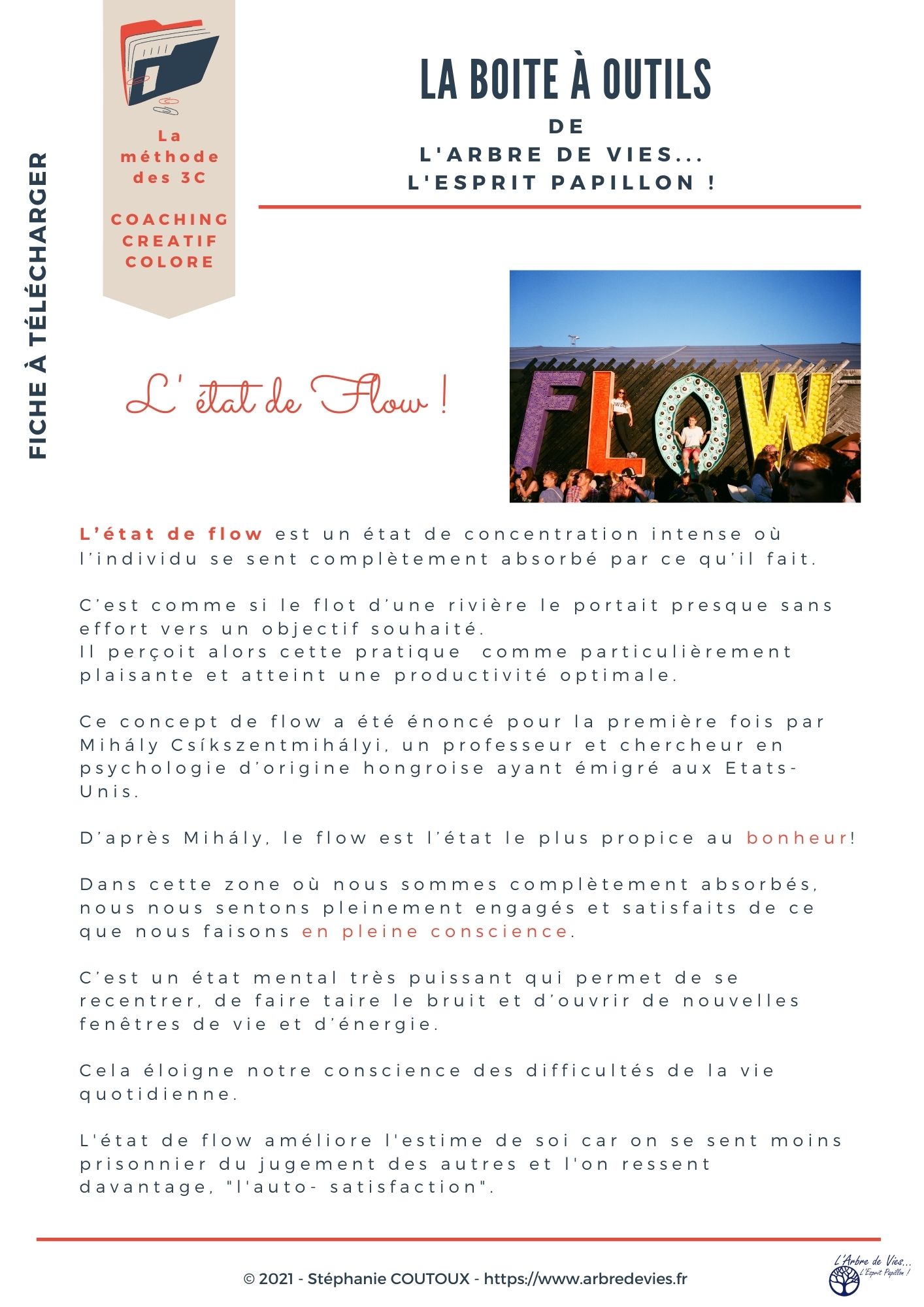 #FICHE d'inspiration sortie de la boite à outils inspirés de la méthode de COACHING CREATIF et COLORE