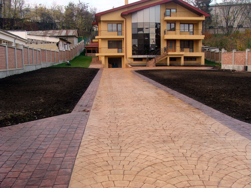 beton elicopterizat și amprentat Berceni-Ilfov