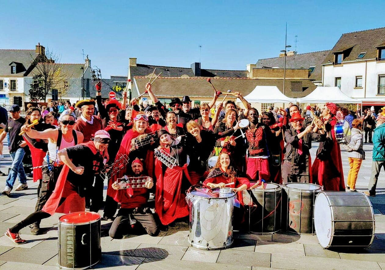 Batucada Ploukatak - Photo de groupe a Sarzeau