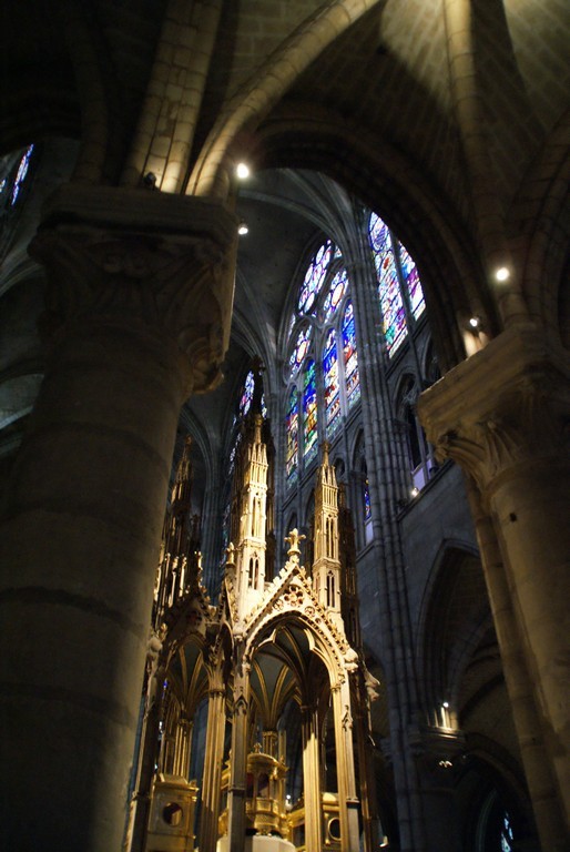 Le transept nord vu du choeur