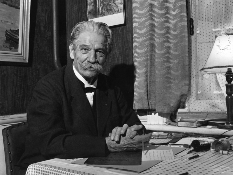 Albert Schweitzer ca. um 1955 in London, © Hulton Archive / Getty Images