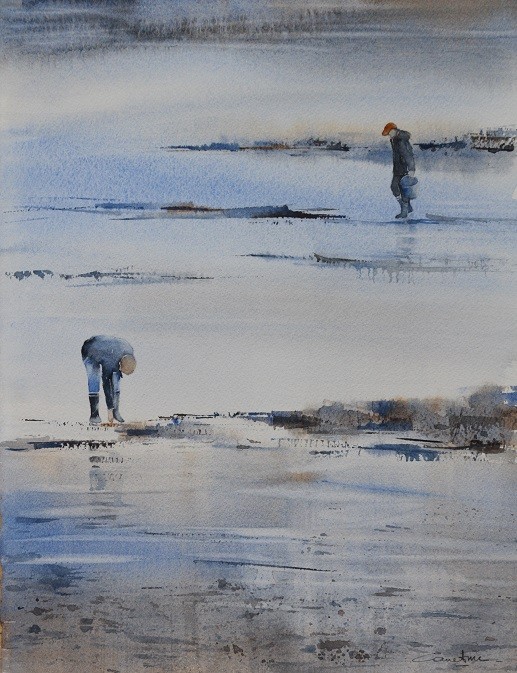 Pêcheurs à pied n°8 25x35*(2015)