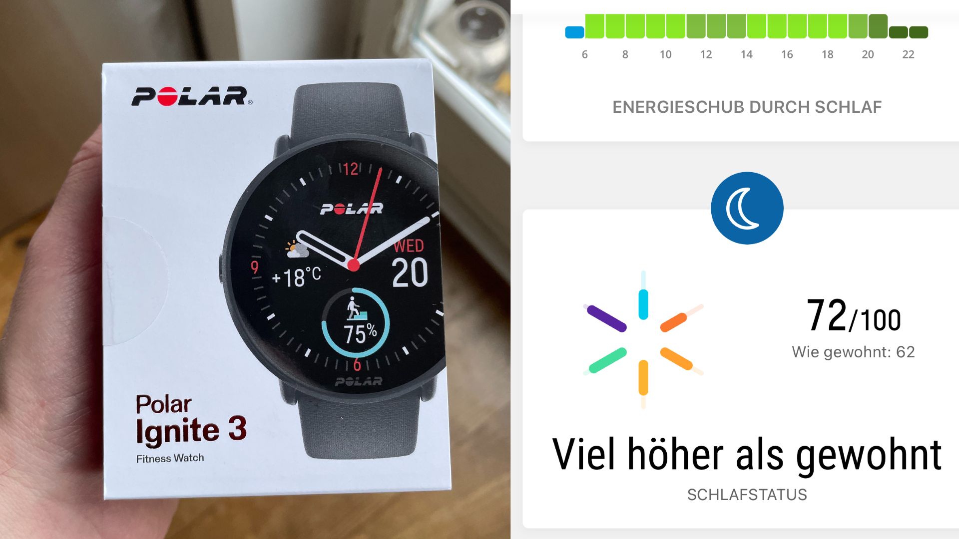 Polar Ignite 3 im Test: Ein Schlaflabor am Handgelenk