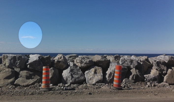 Sur la route, au Québec, ©Sophie Hamel-Dufour