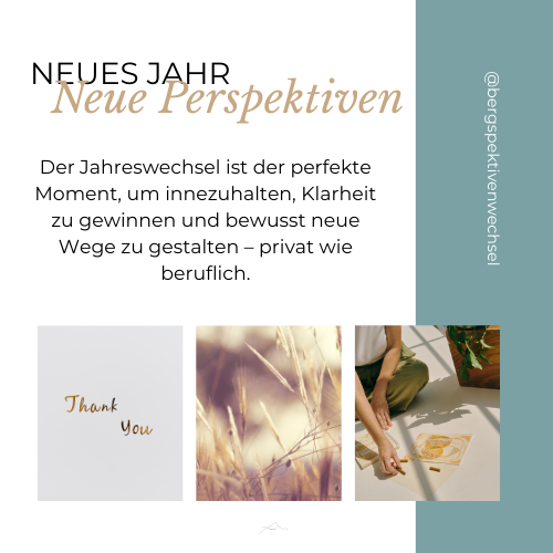 Neues Jahr - Neue Perspektiven
