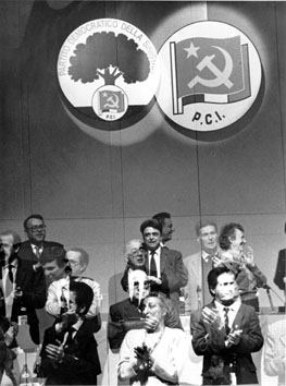 Rimini, Febbraio 1991 - Congresso Pci combia in Pds