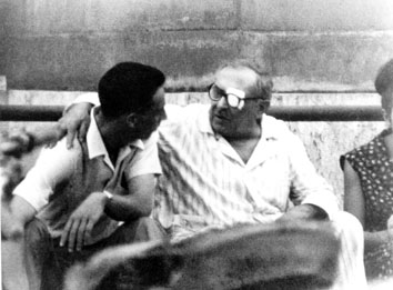 Roma, Maggio 1965 - Genco Russo (mafia siciliana) all'ospedale Policlinico Umberto I