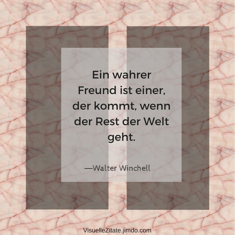 Ein wahrer Freund Visuelle Zitate Weisheiten auf kreative ART