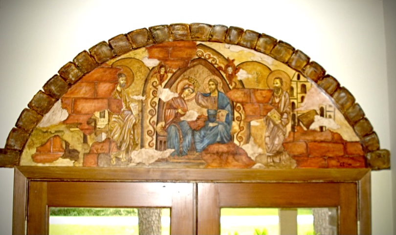 Virgin and Jesus (Coronation) (23"x63") 