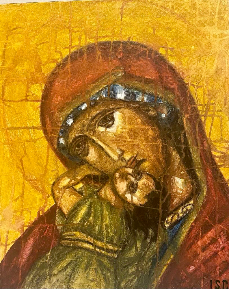 Virgin of Tenderness (20"x16")