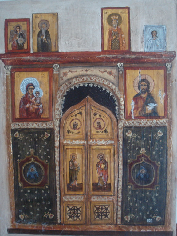 Iconostasis with frame (32"x26")