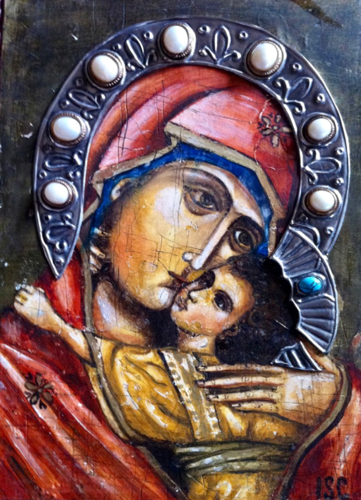 Virgin of Tenderness (7.5"x5.5")