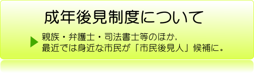 成年後見制度について