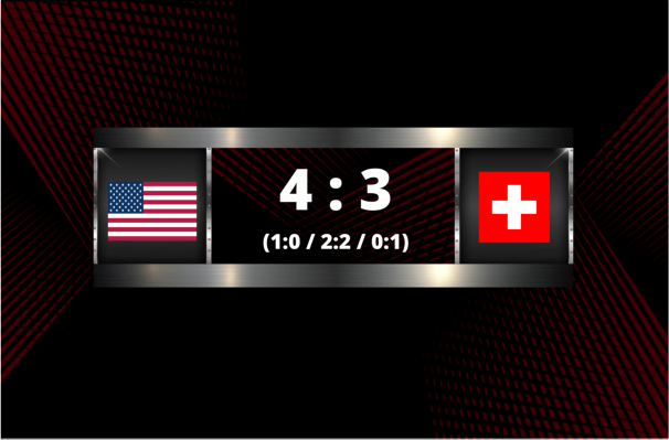 Schweiz schrammt an der Medaille vorbei