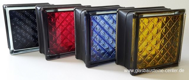 MyMiniGlass MG/s MINI 14,6x14,6x8 15x15 Type Daredevil Black Red Blue Yellow Seves Design Q15 Glasbausteine Glasstein Glass Blocks Glass Blokker France Glasblokke Briques de verre Glasblock Glasbaksteen Glazen Bouwstenen Glasblock Österreich danmark