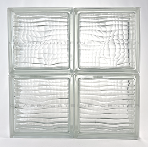 SEVES Clear 1919/8 Optical Decorative Glass Design Glass Block Glassblock Glasbausteine Glassteine Clear Glasdesign Deutschland Schweiz Österreich Wien Luxemburg Liechtenstein Solaris Glasbaustein Klare Glasstein Glassteinwände Glasbausteinwände Glaswand 