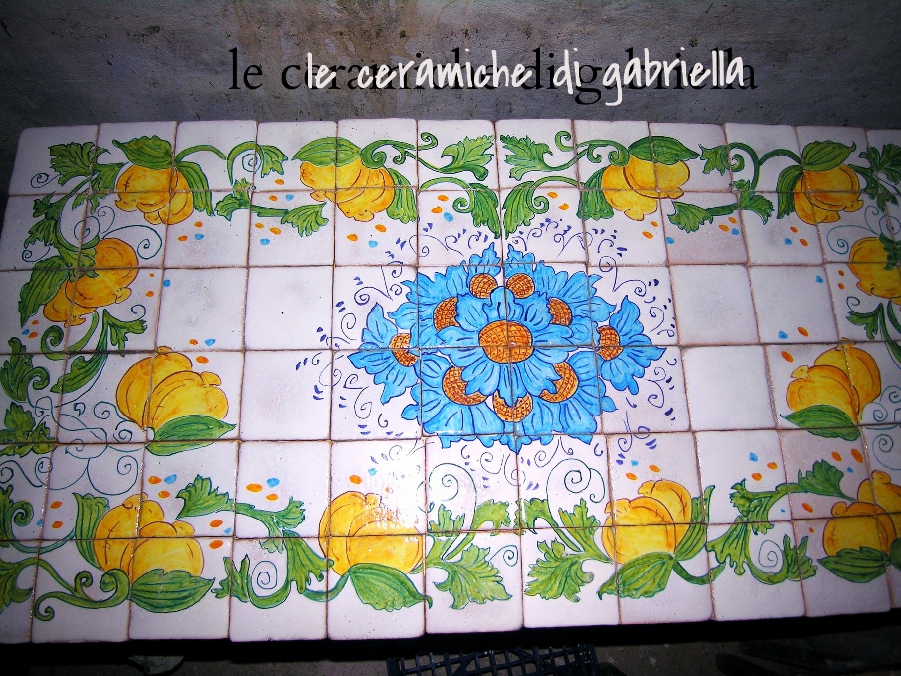 pannelli 2 pannelli in ceramica artistica maiolica ...
