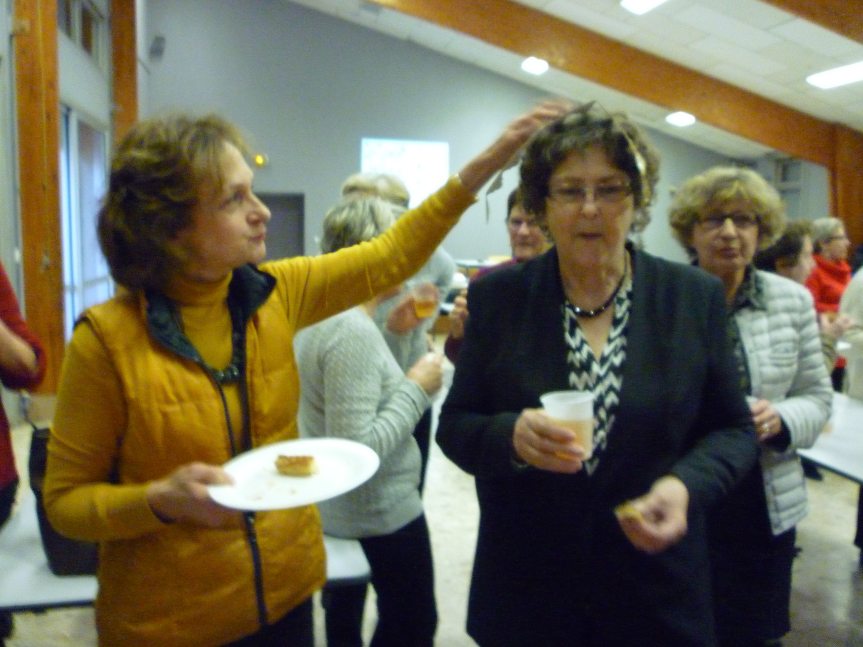 Non seulement Chantal remporte la partie, mais en plus elle tire la fève !
