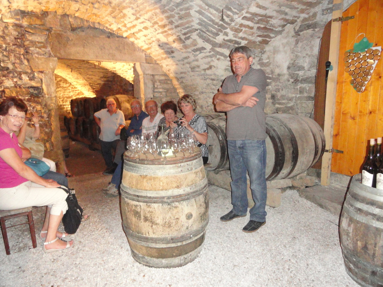 M. Salvadori nous explique l'élaboration des vins du Jura...