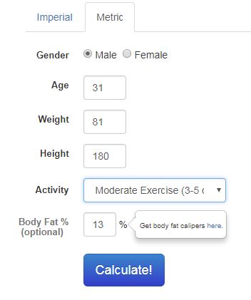 tdee calculator