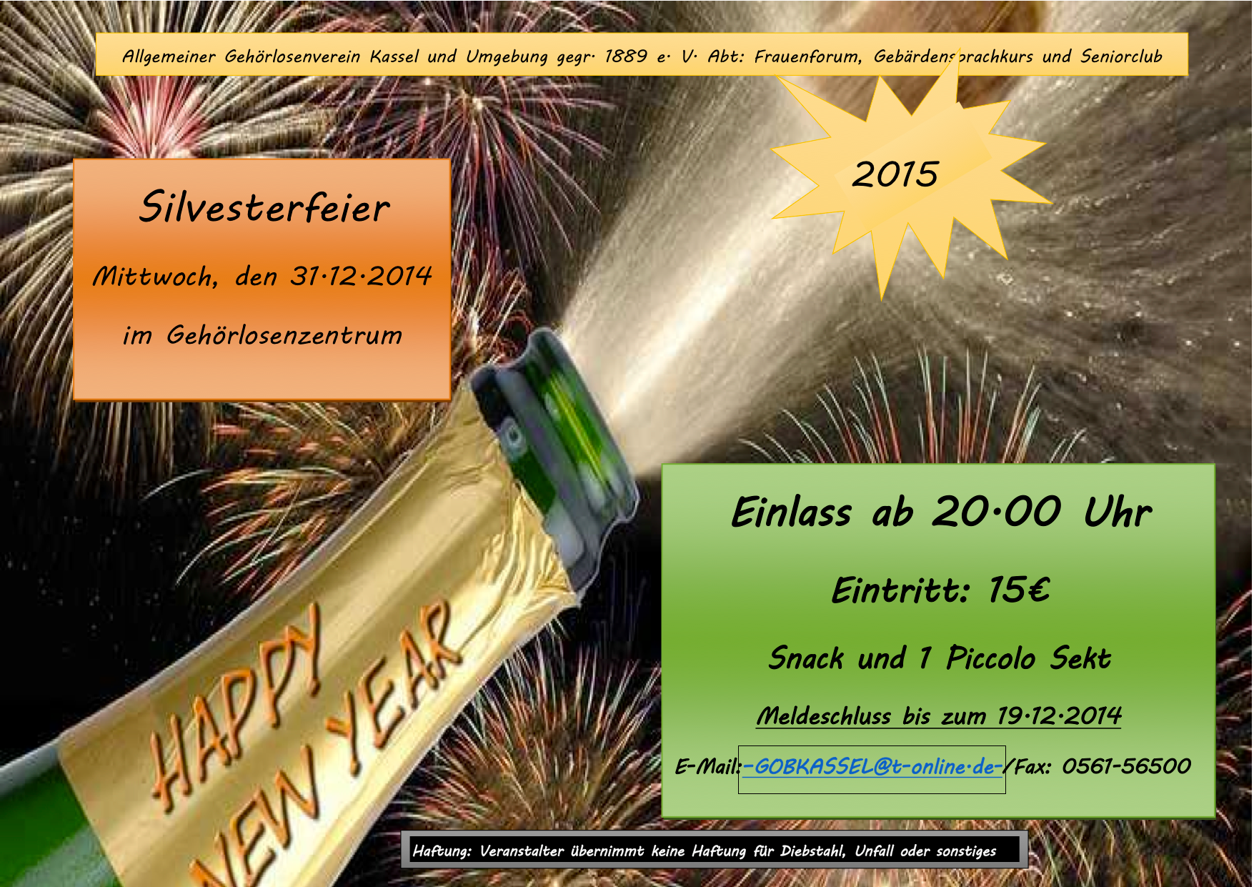 Silvester im GLZ - agv-kassel