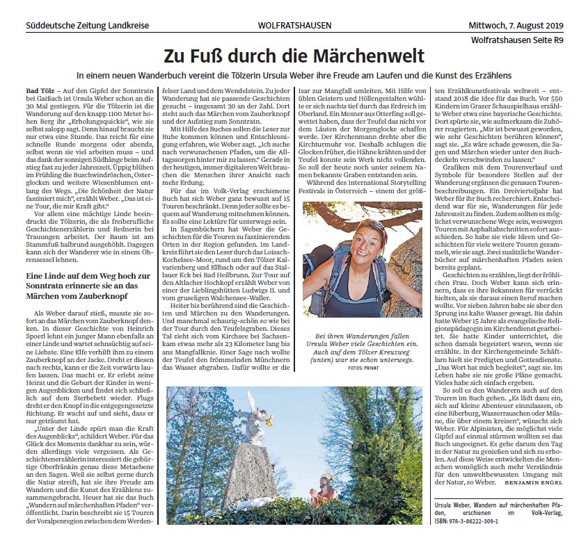 Mit Ursula Weber märchenhafte Orte in Oberbayern entdecken.
