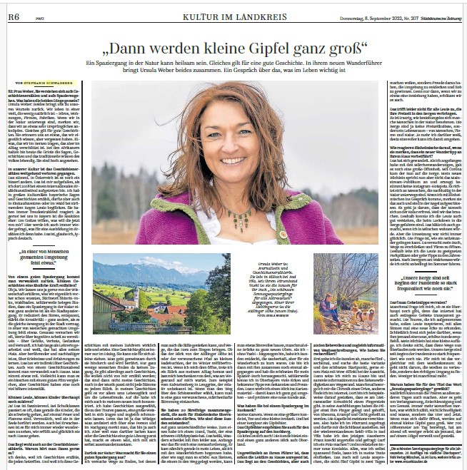 Spaziergänge und Wanderungen mit Ursula Weber