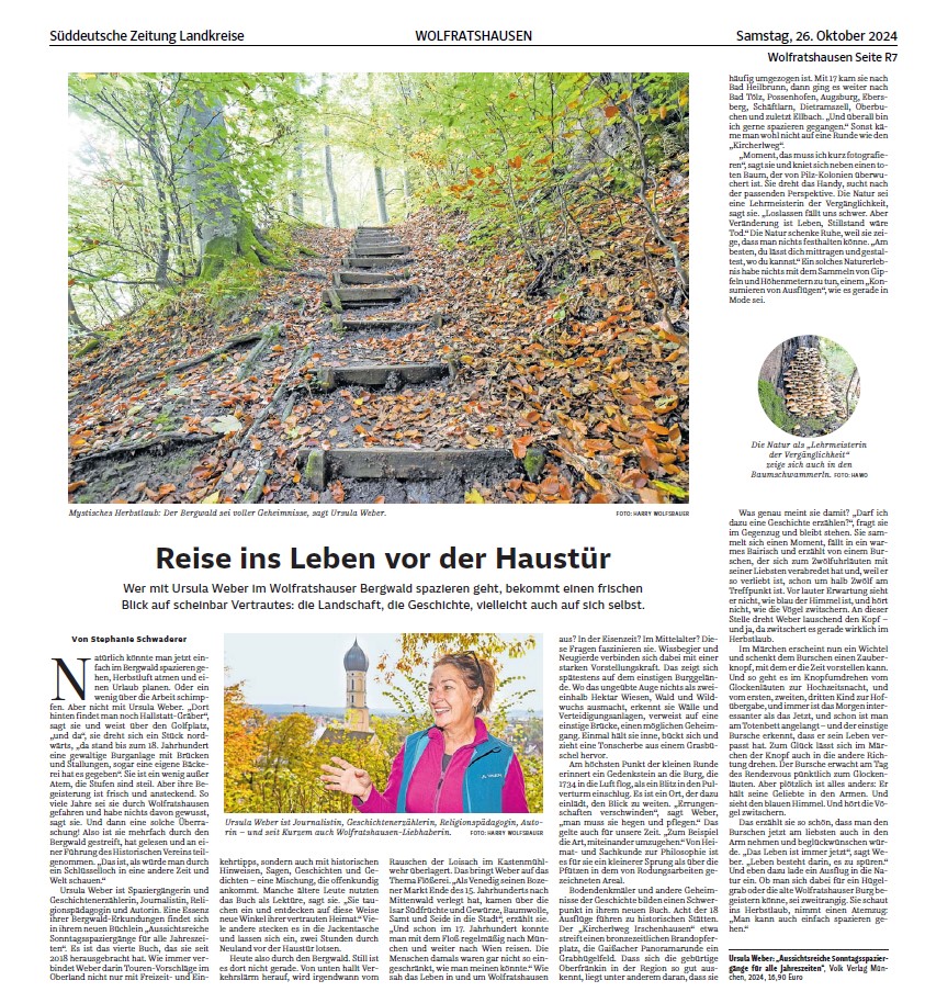 Glücksorte im Münchner Süden beim Spaziergang entdecken