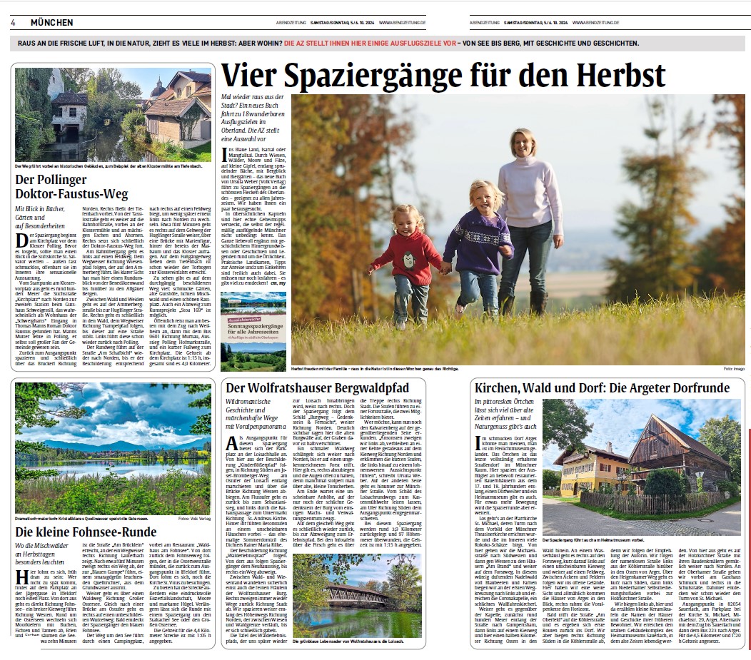 Sonntagsspaziergänge für alle Jahreszeiten von Ursula Weber